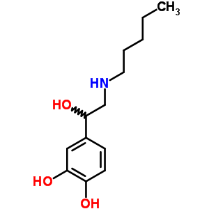 4-[(R)-2-(butylmethylamino)-1-hydroxyethyl ]-1,2-benzenediol Structure,64037-63-4Structure