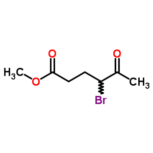 4-Acetyl-4-bromobutyric acid methyl ester Structure,64037-74-7Structure