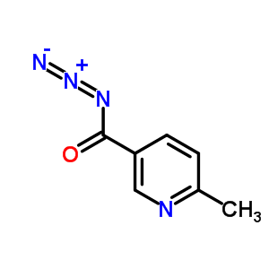 6-Methyl-3-pyridinecarbonyl azide Structure,64038-04-6Structure