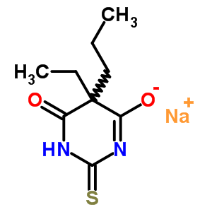 5-Ethyl-5-propyl-2-sodiothio-4,6(1h,5h)-pyrimidinedione Structure,64038-28-4Structure