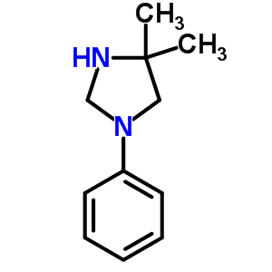 4,4-Dimethyl-1-phenylimidazolidine Structure,64038-71-7Structure