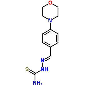 4-Morpholinobenzaldehyde thiosemicarbazone Structure,64038-88-6Structure