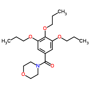 4-(3,4,5-Tripropoxybenzoyl)morpholine Structure,64039-01-6Structure