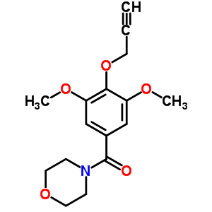 4-(4-Propargyloxy-3,5-dimethoxybenzoyl)morpholine Structure,64039-16-3Structure