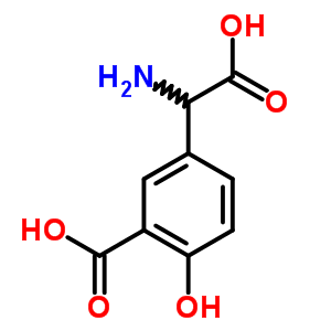 (Rs)-3-carboxy-4-hydroxyphenylglycine Structure,64043-84-1Structure