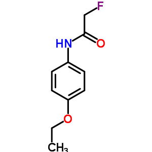 4-乙氧基-2-氟乙酰苯胺結構式_64046-57-7結構式