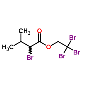 2-Bromoisovaleric acid 2,2,2-tribromoethyl ester Structure,64047-47-8Structure