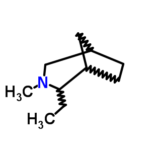 2-Ethyl-3-methyl-3-azabicyclo[3.2.1]octane Structure,64048-82-4Structure