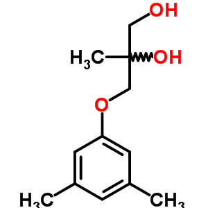 2-Methyl-3-(3,5-dimethylphenoxy)-1,2-propanediol Structure,64049-47-4Structure