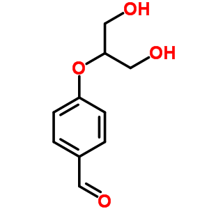 4-(2,3-Dihydroxypropoxy)benzaldehyde Structure,64049-49-6Structure