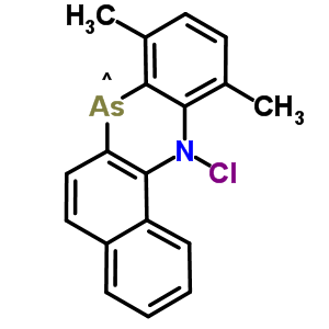 12-Chloro-7,12-dihydro-8,11-dimethylbenzo[a]phenarsazine Structure,64050-23-3Structure