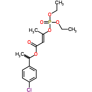 [1-(4-Chloro-alpha-methylbenzyloxycarbonyl)-1-propen-2-yl]diethyl phosphate Structure,64050-67-5Structure