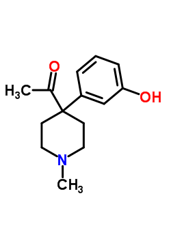 [4-(M-hydroxyphenyl)-1-methyl-4-piperidyl](methyl) ketone Structure,64058-44-2Structure