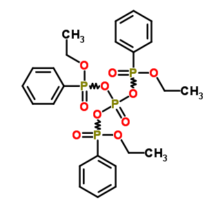 Phosphoric acid tris(phenylethoxyphosphinyl) ester Structure,64058-56-6Structure