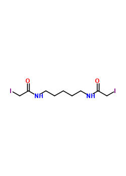 N,n-pentamethylenebis(iodoacetamide) Structure,64058-91-9Structure