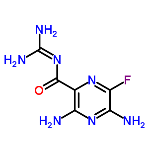 3,5-Diamino-6-fluoro-2-pyrazinoylguanidine Structure,64078-02-0Structure