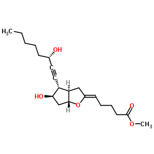 13,14-Dehydroprostaglandin i2 methyl ester Structure,64079-44-3Structure