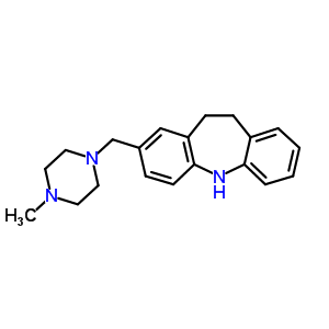 10,11-Dihydro-2-[(4-methyl-1-piperazinyl)methyl]-5h-dibenz[b,f]azepine Structure,64097-57-0Structure