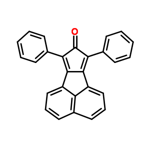 7,9-Diphenyl-8h-cyclopent[a]acenaphthylen-8-one Structure,641-57-6Structure