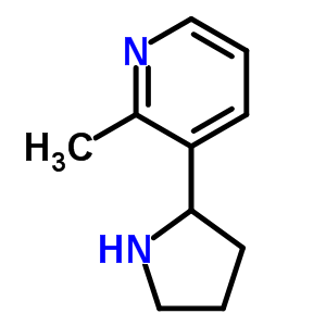 2-Methyl-3-(2-pyrrolidinyl)pyridine Structure,64114-19-8Structure