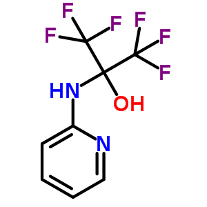 2-Propanol,1,1,1,3,3,3-hexafluoro-2-(2-pyridinylamino)- Structure,64139-77-1Structure