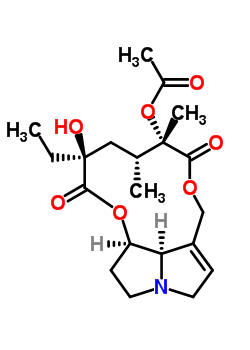 (12S,15s)-15-hydroxy-11,16-dioxo-15,20-dihydrosenecionan-12-yl acetate Structure,64147-40-6Structure