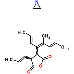 Dihydro-3-(tetrapropenyl)-2,5-furandione polymer with aziridine Structure,64162-11-4Structure