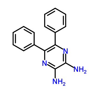 2,3-Pyrazinediamine,5,6-diphenyl- Structure,64163-37-7Structure