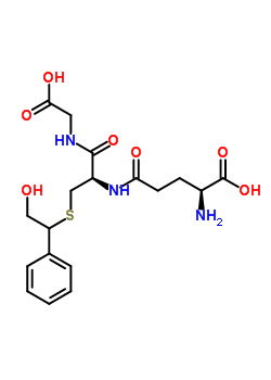 S-(1-苯基-2-羥基乙基)谷胱甘肽結(jié)構(gòu)式_64186-97-6結(jié)構(gòu)式