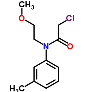 Acetamide,2-chloro-n-(2-methoxyethyl)-n-(3-methylphenyl)- Structure,64202-99-9Structure