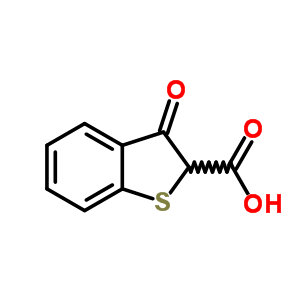 Benzo[b]thiophene-2-carboxylic acid, 2,3-dihydro-3-oxo- Structure,6421-82-5Structure