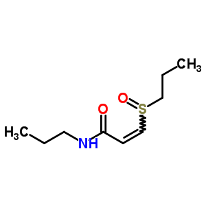 2-Propenamide,n-propyl-3-(propylsulfinyl)-, (z)-(9ci) Structure,64242-10-0Structure