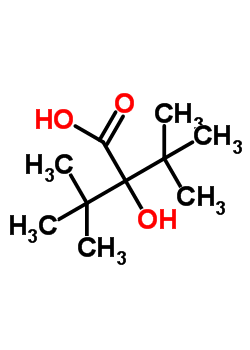 Butanoic acid,2-(1,1-dimethylethyl)-2-hydroxy-3,3-dimethyl- Structure,64264-39-7Structure