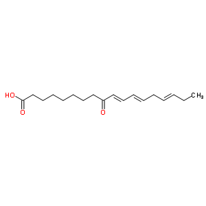 9-Oxo-10,12,15-octadecatrienoic acid Structure,64265-94-7Structure