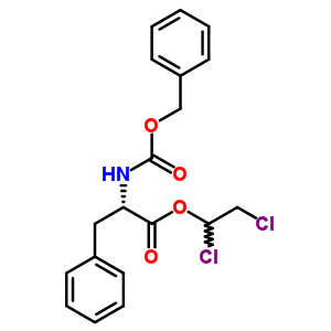 N-(benzyloxycarbonyl)-l-phenylalanine 1,2-dichloroethyl ester Structure,64286-84-6Structure