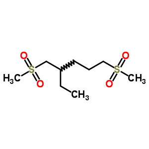 (-)-1-(Methylsulfonyl)-4-[(methylsulfonyl)methyl]hexane Structure,64295-10-9Structure