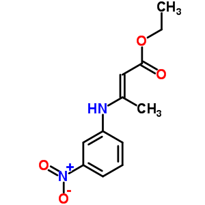 2-Butenoic acid,3-[(3-nitrophenyl)amino]-, ethyl ester Structure,64334-94-7Structure