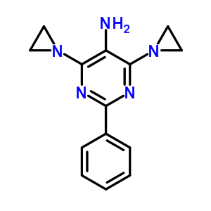 4,6-Diaziridin-1-yl-2-phenyl-pyrimidin-5-amine Structure,64398-69-2Structure