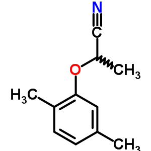 Propanenitrile, 2-(2,5-dimethylphenoxy)- Structure,6441-15-2Structure