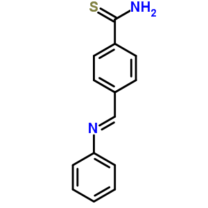 Benzenecarbothioamide,4-[(phenylimino)methyl]- Structure,64510-88-9Structure