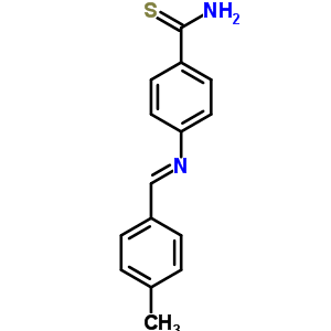 Benzenecarbothioamide,4-[[(4-methylphenyl)methylene]amino]- Structure,64510-96-9Structure