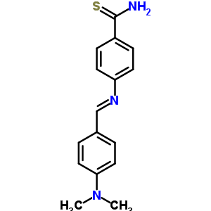 Benzenecarbothioamide, 4-[[[4-(dimethylamino)phenyl]methylene]amino]- Structure,64510-99-2Structure