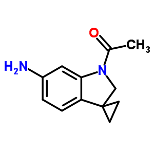 1-(6’-Aminospiro[cyclopropane-1,3’-indolin]-1’-yl)ethanone Structure,645419-13-2Structure