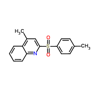 4-Methyl-2-[(4-methylphenyl)sulfonyl]quinoline Structure,64789-03-3Structure