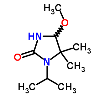 4-甲氧基-5,5-二甲基-1-(1-甲基乙基)-2-咪唑啉酮結(jié)構(gòu)式_64942-53-6結(jié)構(gòu)式