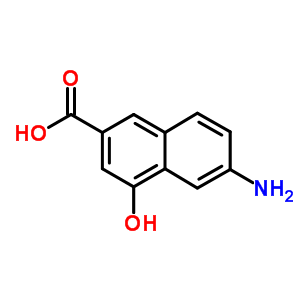 6-Amino-4-hydroxy-2-naphthalenecarboxylic acid Structure,64955-20-0Structure