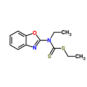 N-benzooxazol-2-yl-n-ethyl-1-ethylsulfanyl-methanethioamide Structure,64981-78-8Structure