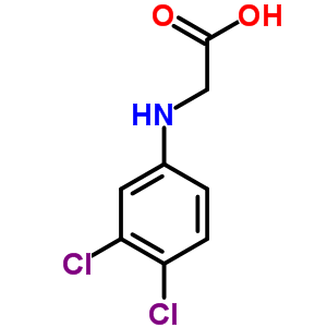 Glycine,n-(3,4-dichlorophenyl)- Structure,65051-17-4Structure