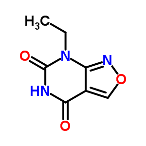 7-乙基-異噁唑并[3,4-d]嘧啶-4,6(5h,7h)-二酮結(jié)構(gòu)式_65183-61-1結(jié)構(gòu)式