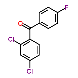 (2,4-Dichlorophenyl)-(4-fluorophenyl)methanone Structure,65214-59-7Structure